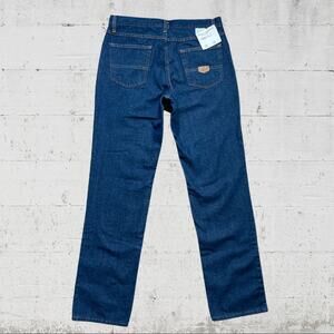 NWT Red Kap Women’s Jeans Relaxed Straight Leg Work Uniform Denim Size 12 X 34